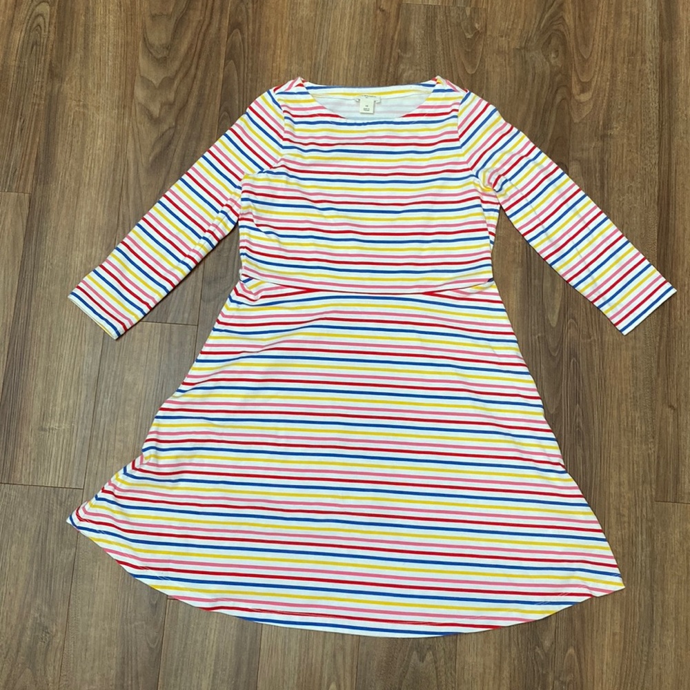New CrewCuts Girls Size 10 Muliti Colors Striped Dress